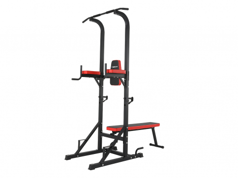 Турник-пресс-брусья со скамьей UNIX Fit POWER TOWER 120P - 7